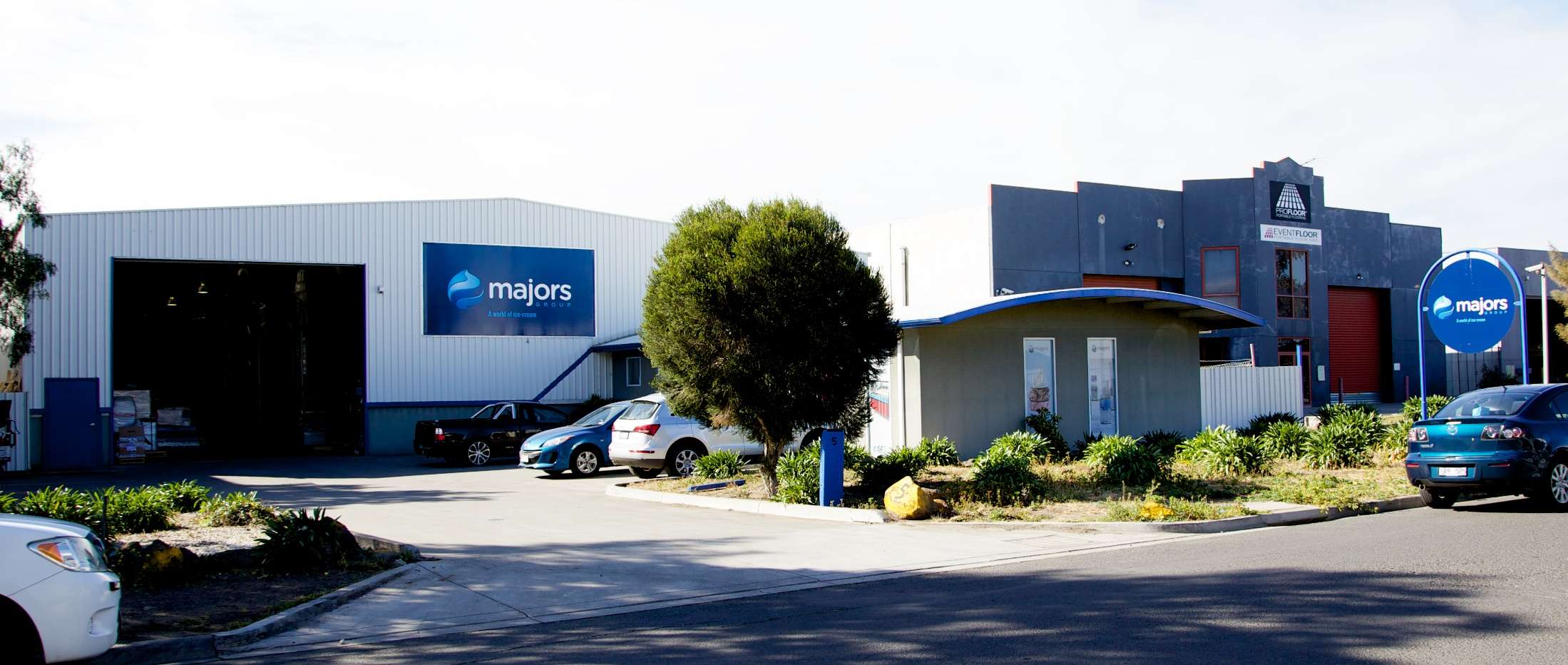 Majors Group Melbourne showroom and warehouse