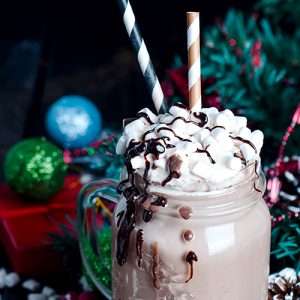 Whipped Cream and Chocolate Syrup