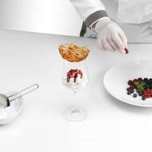 Topping for ice cream -