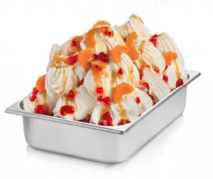 Topping for ice cream -