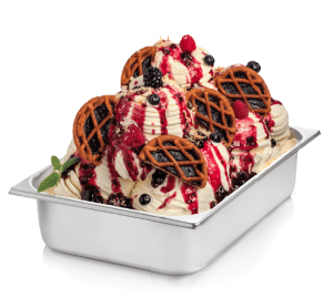 Topping for ice cream -