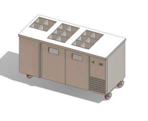Refrigerated Topping Counter - Gemm TYO16