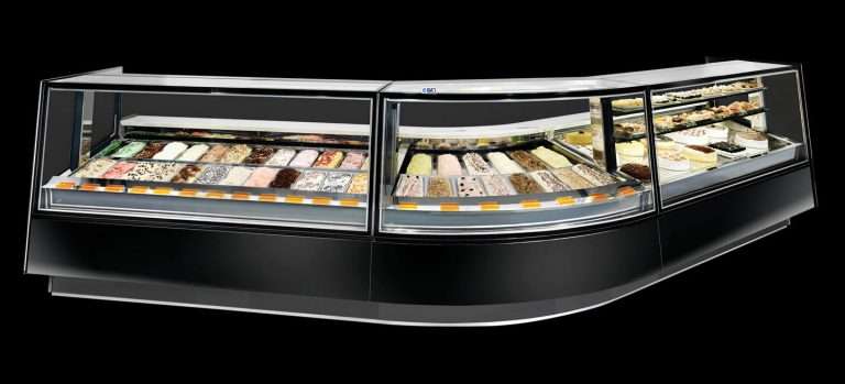 ISA kaleido gelato cabinet pastry cabinet