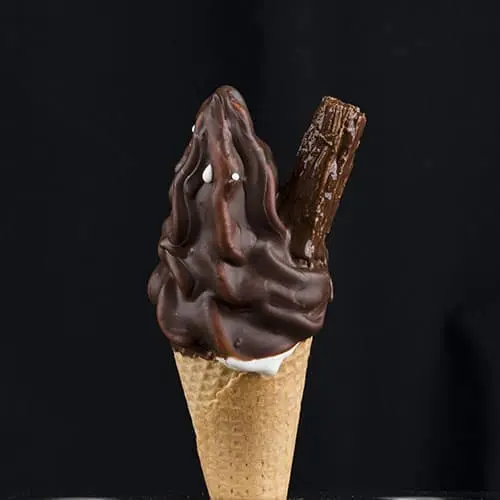 Dipping chocolate for ice cream, gelato.