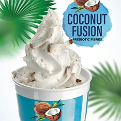 Coconut water soft serve ingredient