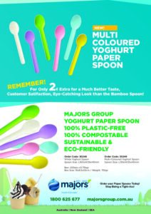 Frozen Yoghurt paper spoon