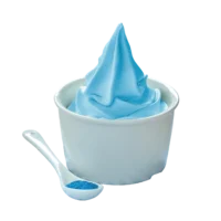 Spirulina soft serve ice cream ingreident