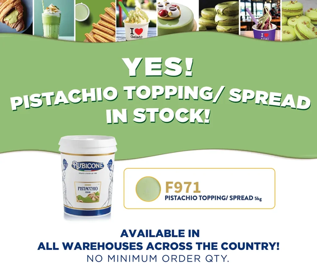 Italian Pistachio spread, pistachio topping