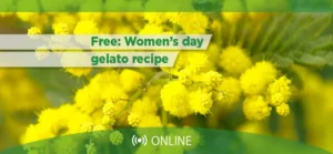 Free: Women's day gelato recipe