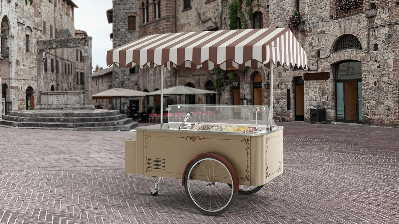 Majors Group Branding 2 ISA gelato and ice cream cart