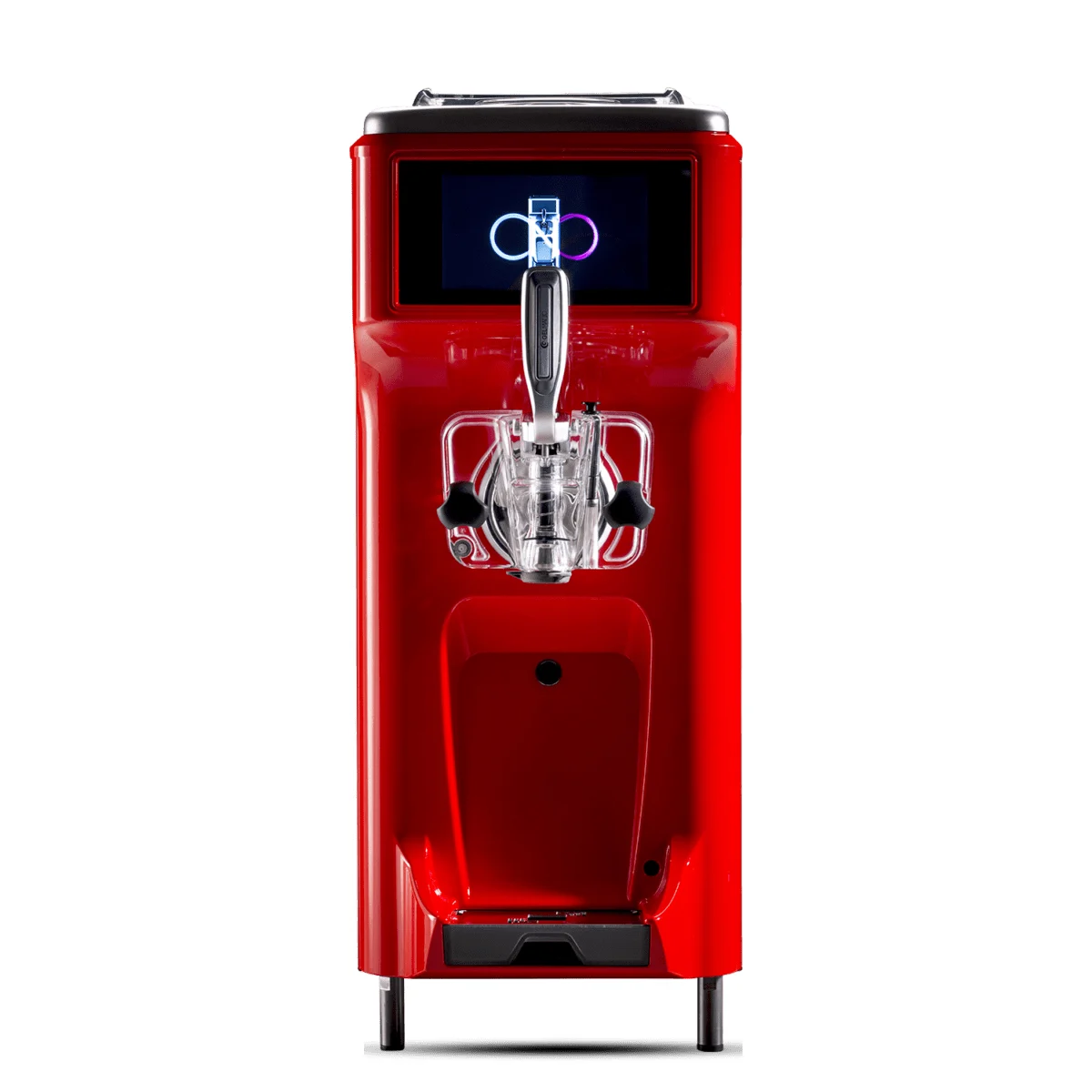 Gelmatic Giotto 11 4 Gelmatic Giotto 11 countertop express gelato machine in red