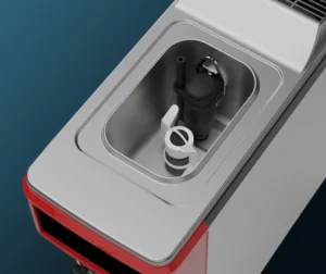 Gelmatic Giotto bottom-to-top airflow, no side ventilation needed