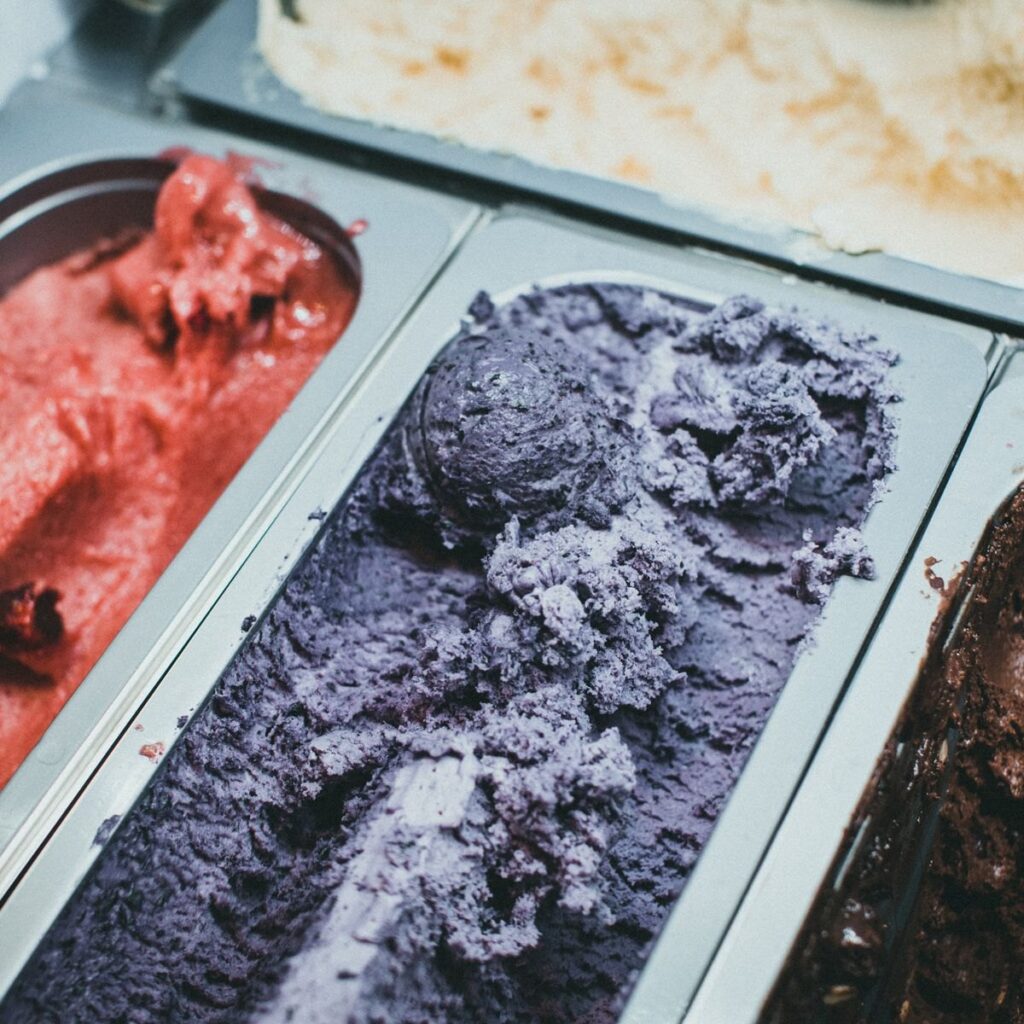 Frozen Yoghurt Recipe Ideas 5 Blueberry gelato made with Rubicone ingredients