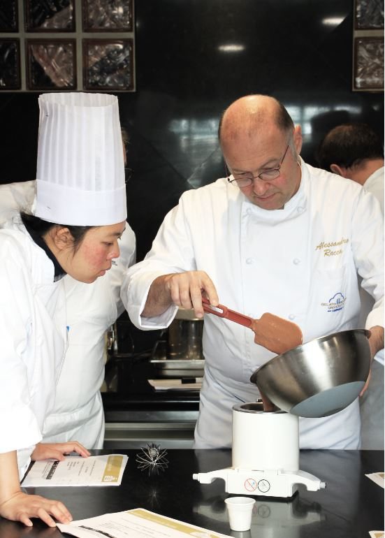 Carpigiani Equipment at École Ducasse: The Paris Masterclass 1 Alessandro Racca leading the Carpigiani masterclass at École Ducasse