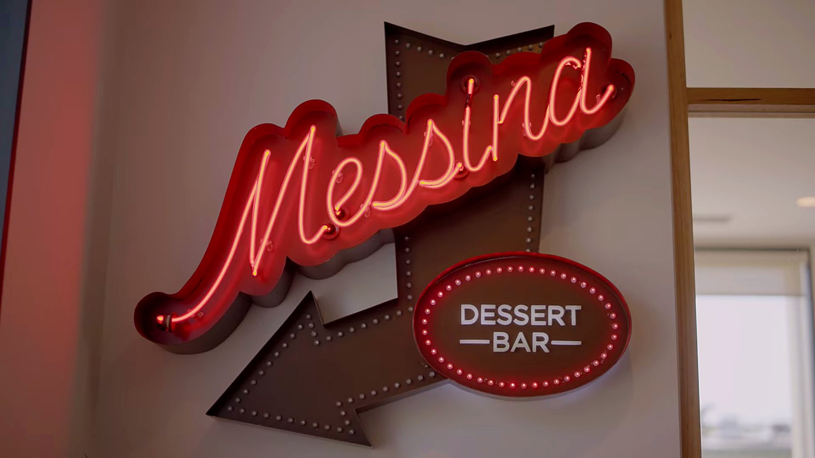 Neon at the Messina dessert bar.
