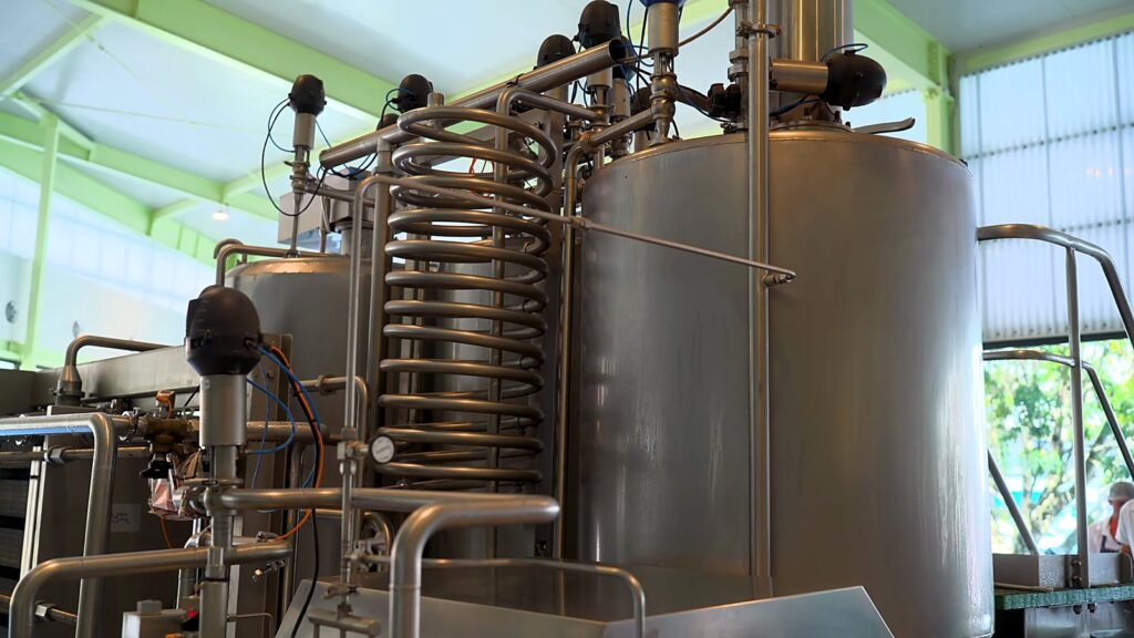 Gelato Messina and Carpigiani: How Nick Palumbo Scaled Gelato, Australian Style 8 Pasteuriser tank and pipework at Messina headquarters