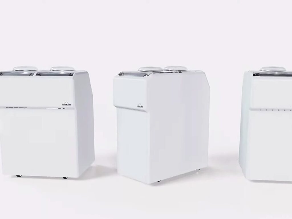 Carpigiani Synthesis: Make, Store and Serve Gelato in the Same Cylinder 5 Three white Carpigiani Synthesis units