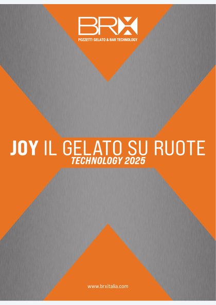 Catalogues and brochures 90 BRX Joy gelato cart catalogue cover
