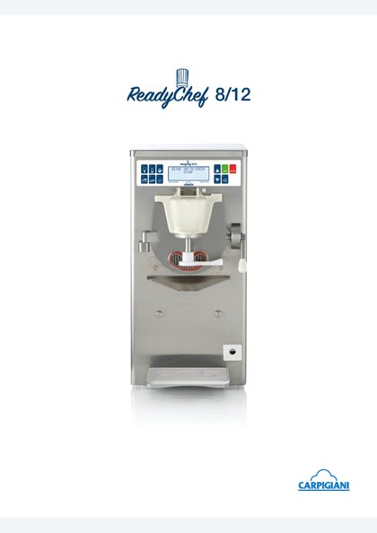 Carpigiani ReadyChef 8-12 catalogue cover