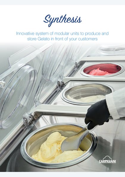 Catalogues and brochures 7 Carpigiani Synthesis catalogue cover