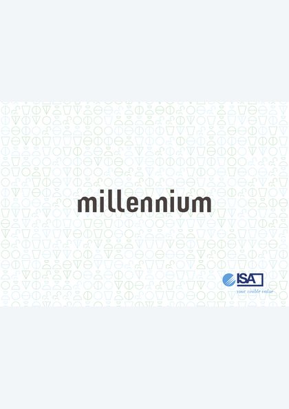 Catalogues and brochures 70 ISA Millennium catalogue cover