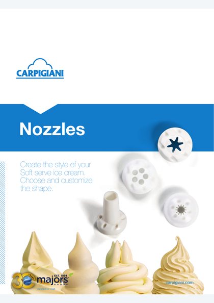 Catalogues and brochures 57 Majors Group soft serve nozzle guide catalogue cover