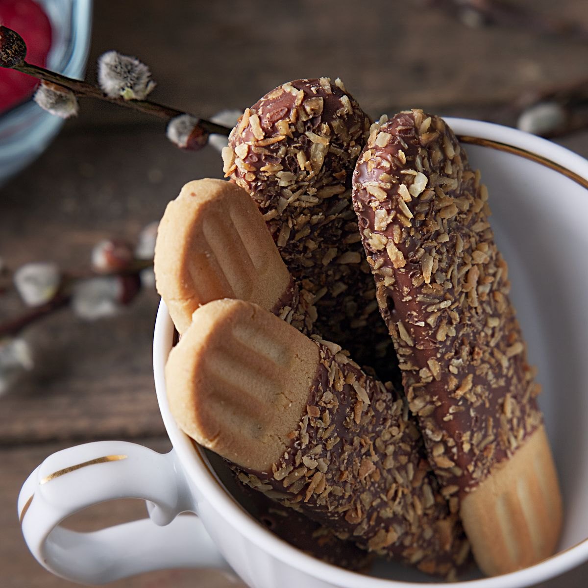 Variegato Choco Biscuit Ripple Sauce 4 Chocolate biscuits
