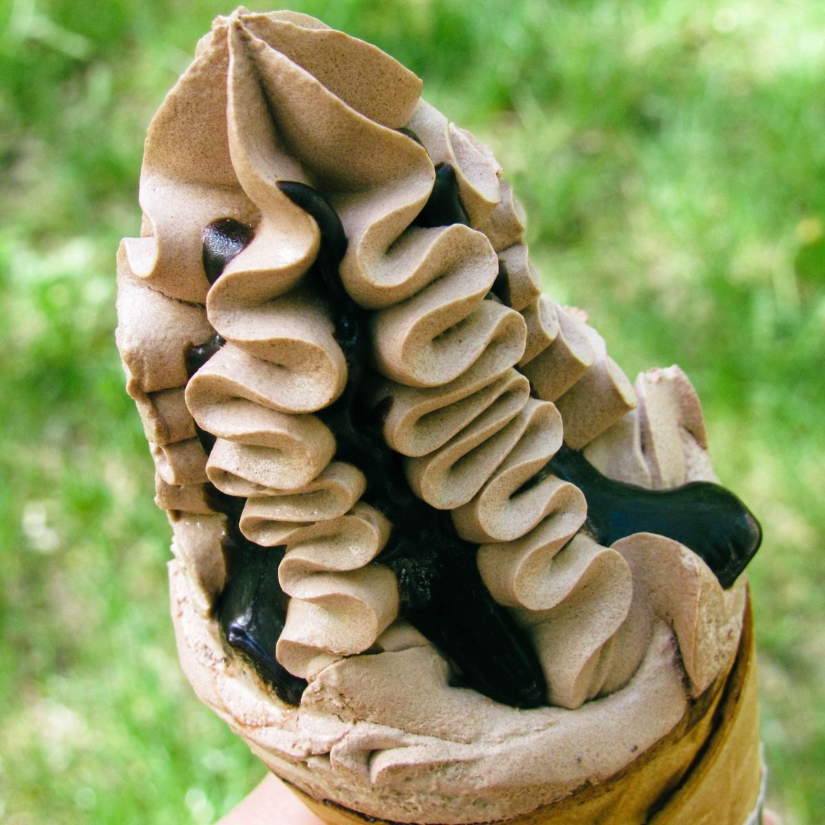 Chocolate Soft Serve Mix 3 Chocolate soft serve made with Rubicone ingredients
