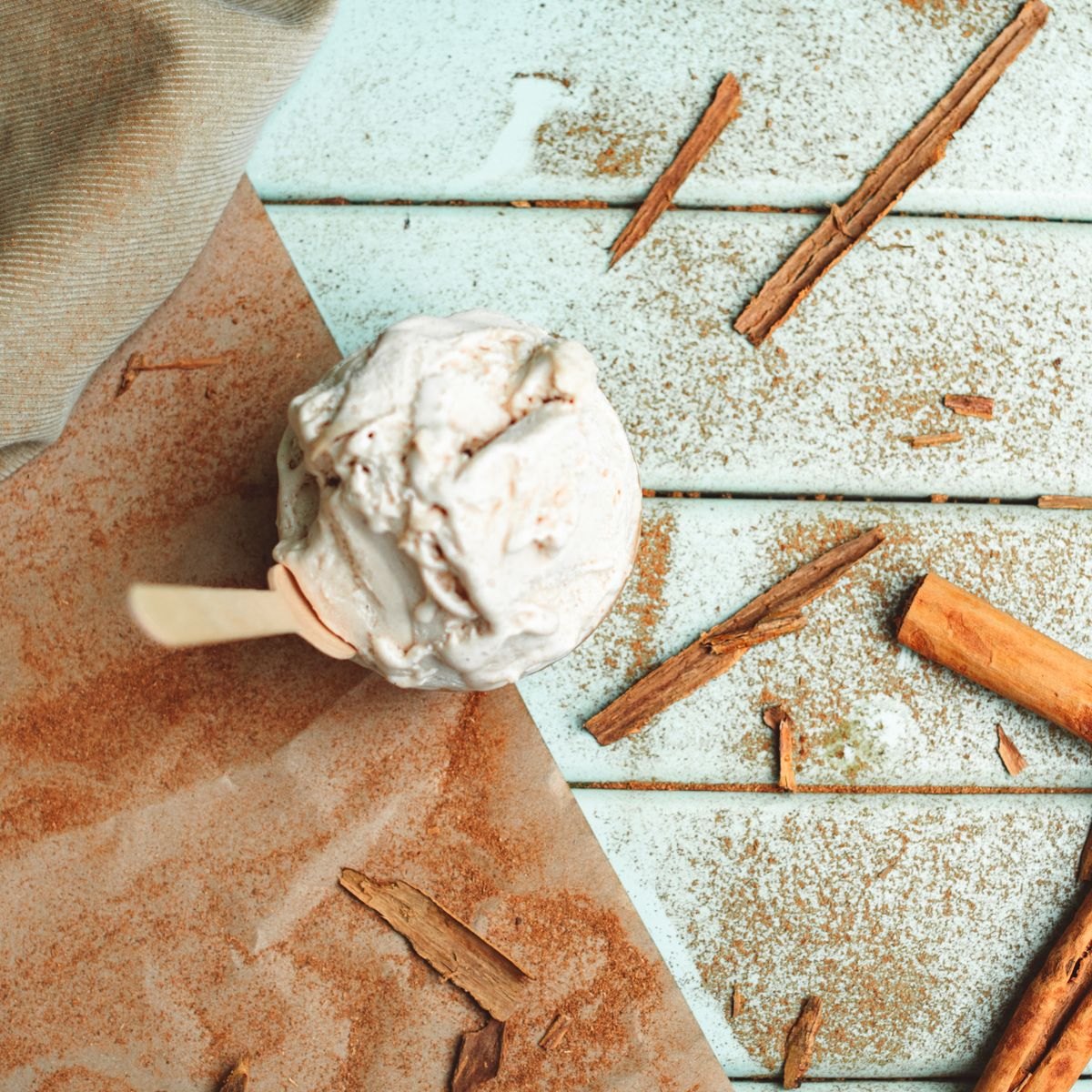 Cinnamon Gelato Paste 2 Cinnamon gelato made with Rubicone ingredients