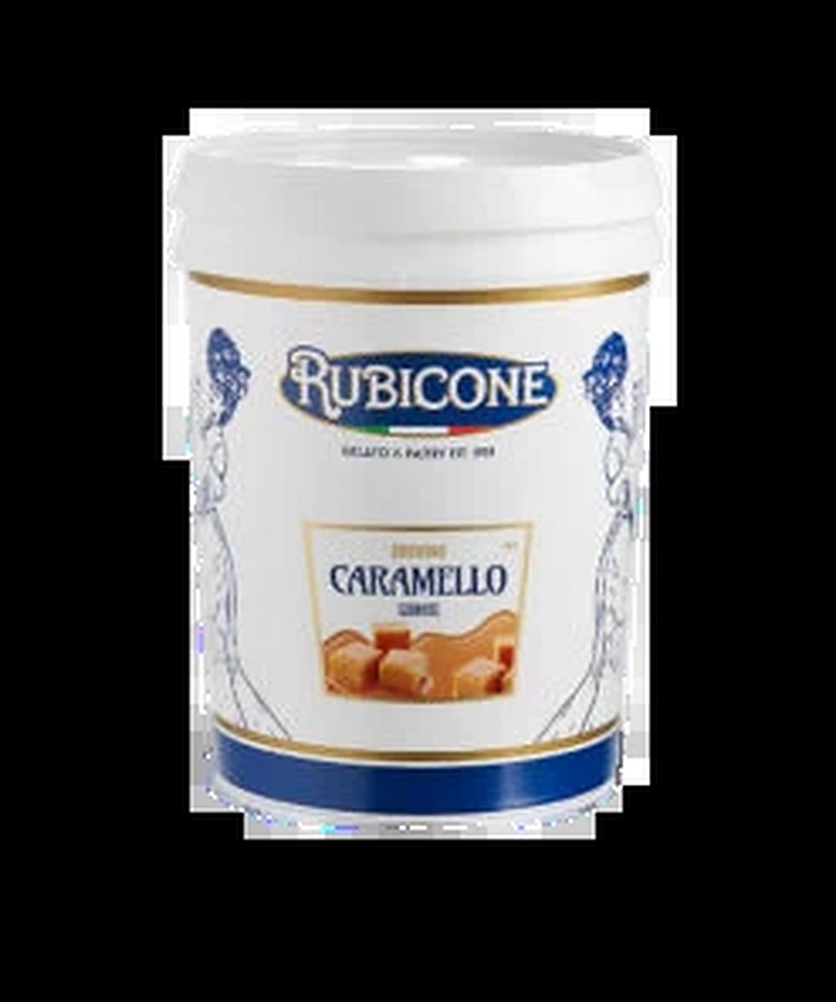 Cremino Caramel Spreadable Cream, Rubicone F973 packaging