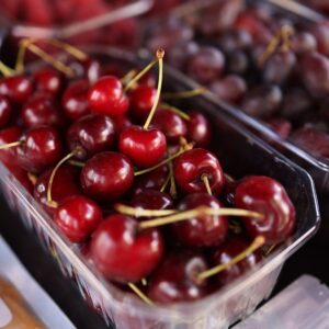Fresh cherries