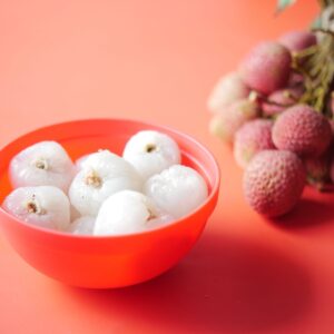 Fresh lychees