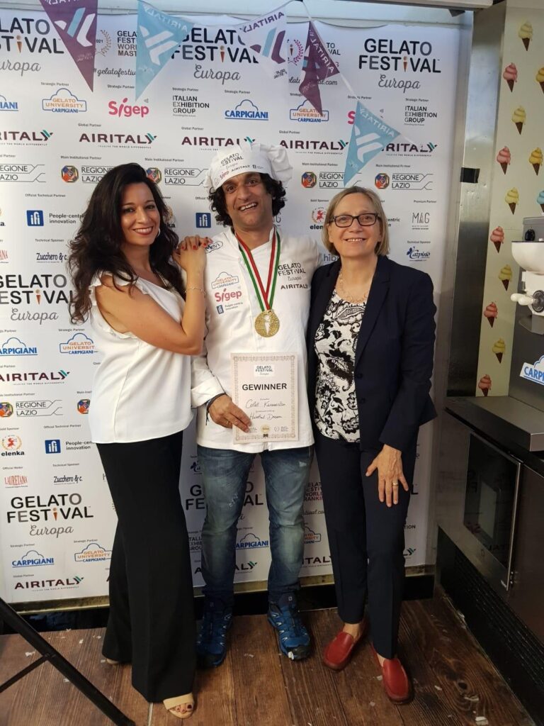Gelato Festival Baden 2019: Celal Karaarslan Wins with Hazelnut Dream 1 Celal Karaarslan, winner of Gelato Festival Baden