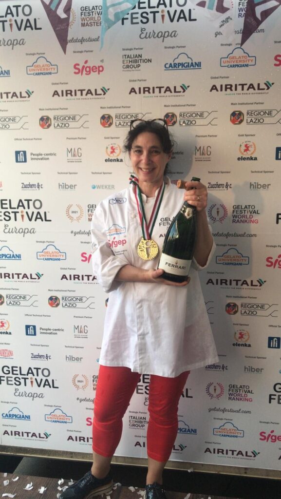 Gelato Festival Berlin: Claudia Trotta Wins with Edelweiss 1 Claudia Trotta, winner of Gelato Festival Berlin with her Edelweiss gelato