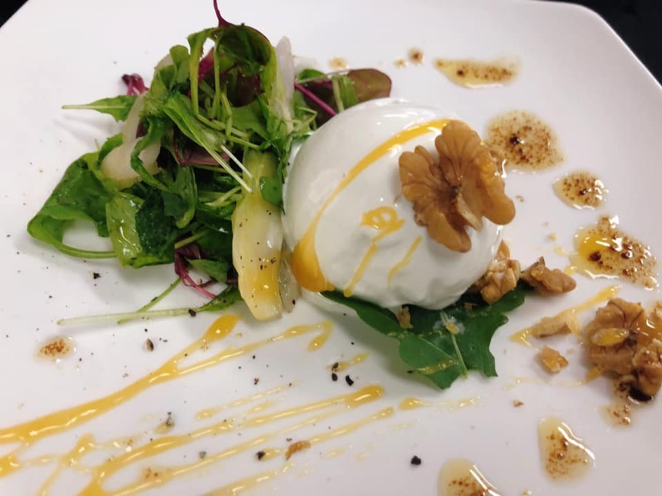 Gelato in the Restaurant Kitchen: First Gastronomy Seminar in Japan 1 Gastronomic gelato dish prepared at the Foodservice Professionals class in Japan