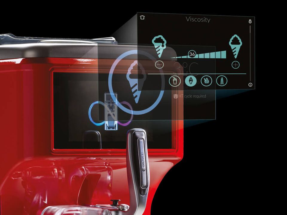 Gel Matic 24 Gelmatic GTECH INCODIS 3.0 touchscreen controls