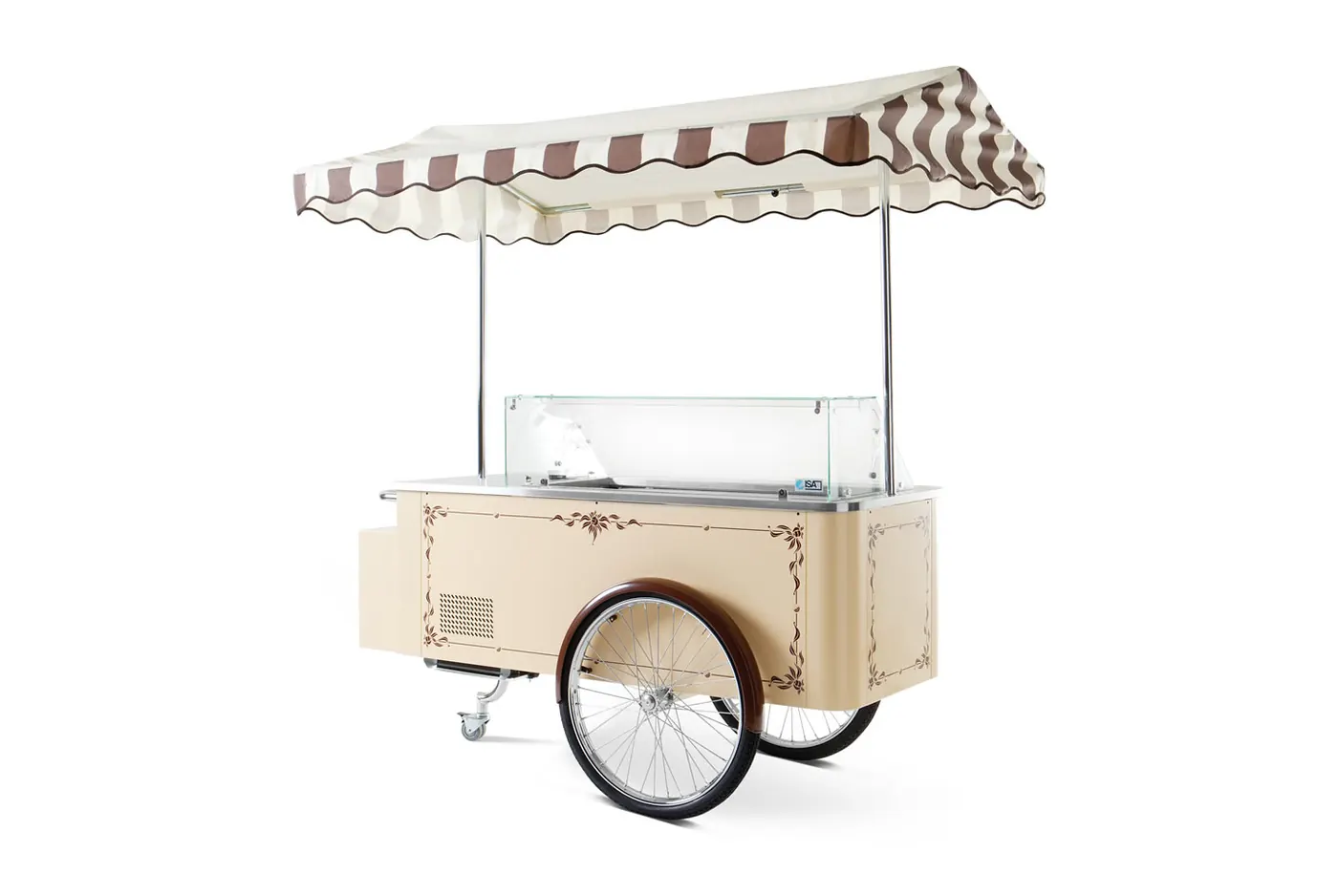 Ice Cream Cart 3 ISA Gelato Cart installed in a store