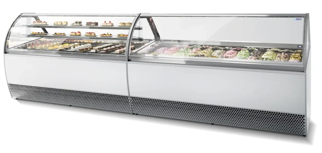 Millennium JX Gelato Display Cabinet 10 ISA Side by side: Cabinets that join cleanly