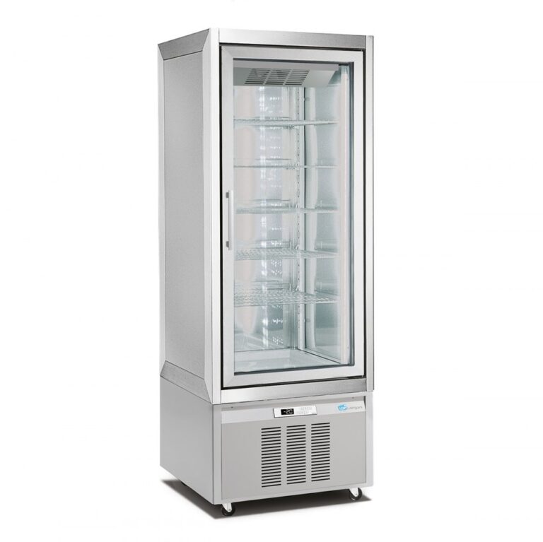Longoni Classica frozen dessert vertical display cabinet, 70 cm, glass door