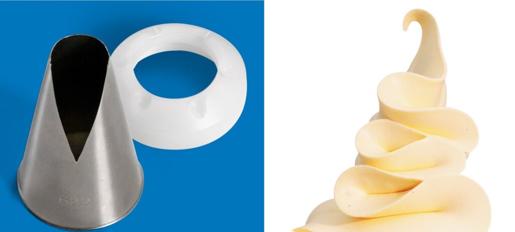 Love Soft Serve: A Valentine's Concept for Chocolate Shops 4 Triangle soft serve nozzle shape