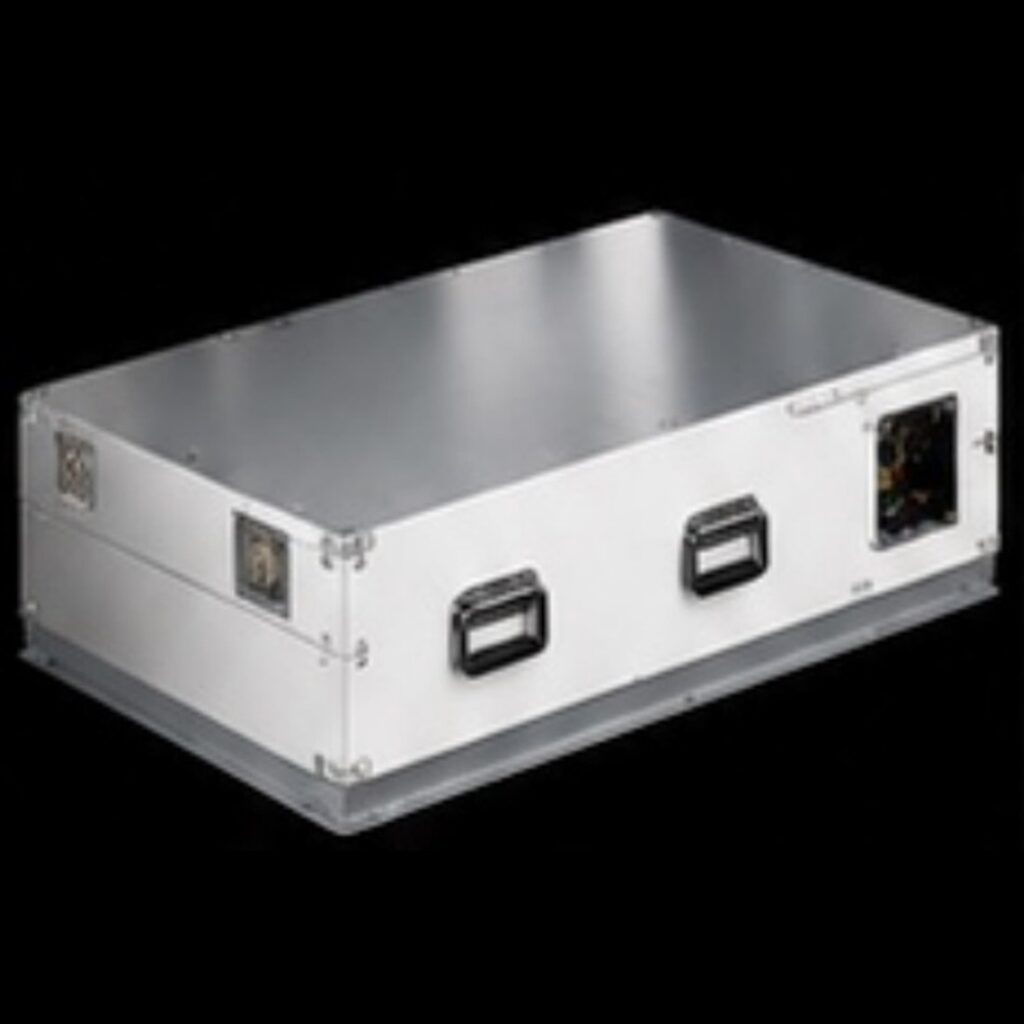 Battery Systems 3 Majors Group all-in-one battery power box that fits under a gelato cart