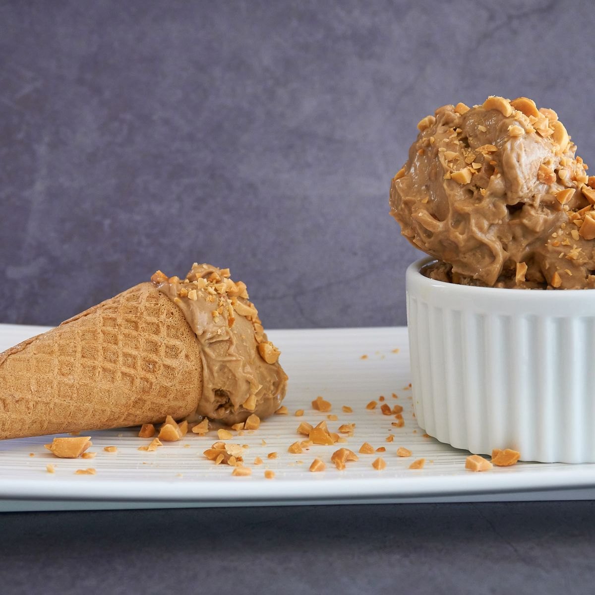 Cremino Peanut Spreadable Cream 2 Peanut gelato made with Rubicone ingredients