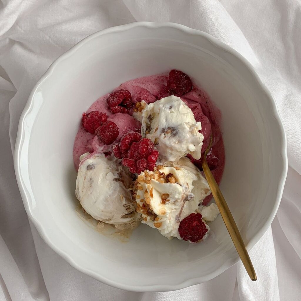 Sorbet Recipe Ideas 4 Raspberry gelato made with Rubicone ingredients