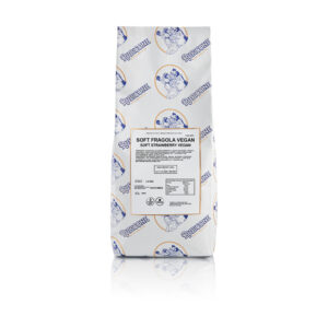 Strawberry Vegan Soft Serve Mix, Rubicone N781 packaging