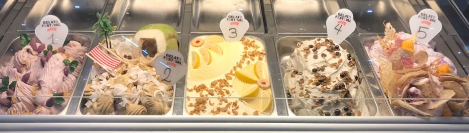 Thailand Names Its Best Gelato Flavours of 2019 3 Gelato display at the Gelato Festival Challenge in Bangkok