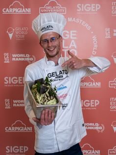 The Three Best Polish Gelato Artisans of 2024 3 Damian Gutowski, third place at the Polish Gelato Festival World Masters challenge