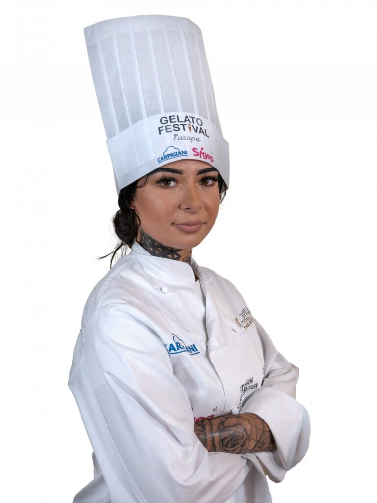 Tomasz Szypula Wins Poland's Gelato Festival World Masters Final 3 Paulina Pieczykolan of Bagietka gelato shop in Kostrzyn