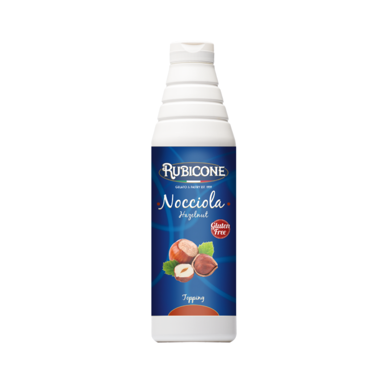 Topping Hazelnut, Rubicone F456 packaging