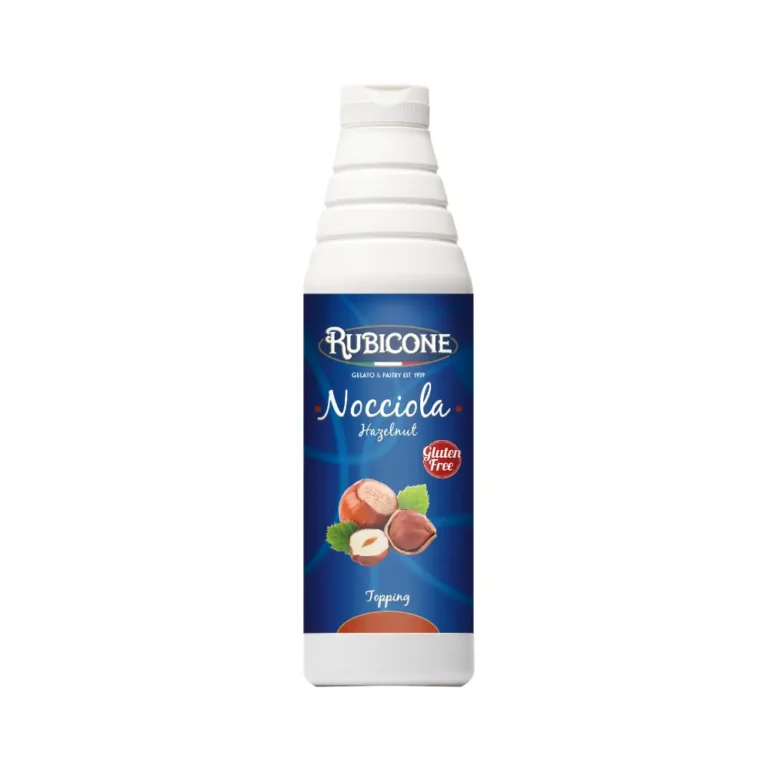 Topping Hazelnut, Rubicone F456 packaging