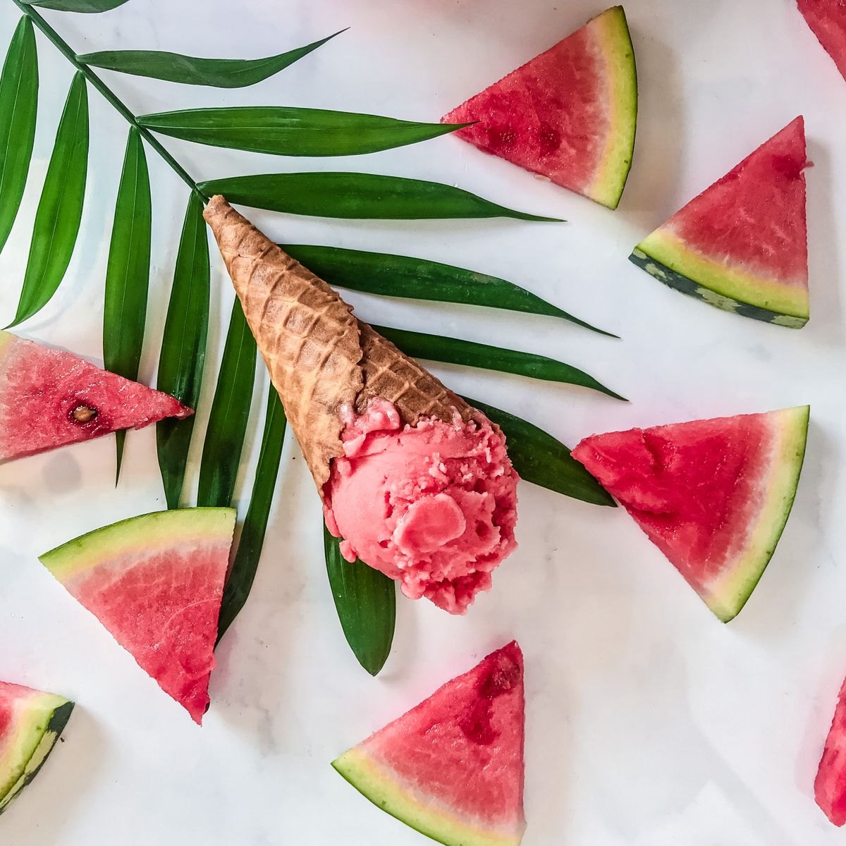 Ready Watermelon Gelato Mix 2 Watermelon gelato made with Rubicone ingredients